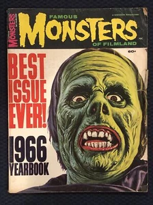 FAMOUS MONSTERS OF FILMLAND Magazine - 1966 Yearbook - Picture 1 of 9