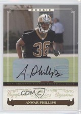 2006 Donruss Classics Significant Signatures Gold Anwar Phillips Rookie Auto RC