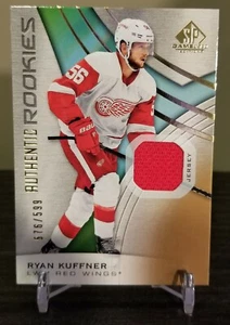 19-20 SP Game Used Hockey Ryan Kuffner Authentic Rookie Jersey #140 Ser #576/599 - Picture 1 of 2