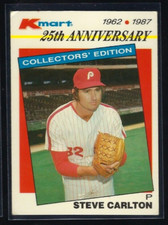 1987 Topps Kmart 25th Ann. #15 - STEVE CARLTON - HOF - Philadelphia Phillies