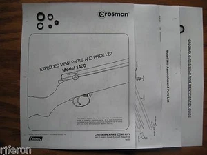 Crosman 1400 Reseal Seal Reparatursatz mit Explosionszeichnung - Teileliste & Anleitung - Bild 1 von 2