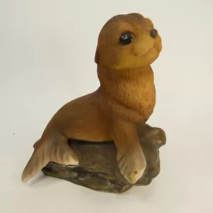 Modellino Masterpiece By Homco Baby Seal vintage 1981 dipinta a mano SIJJX - Foto 1 di 14