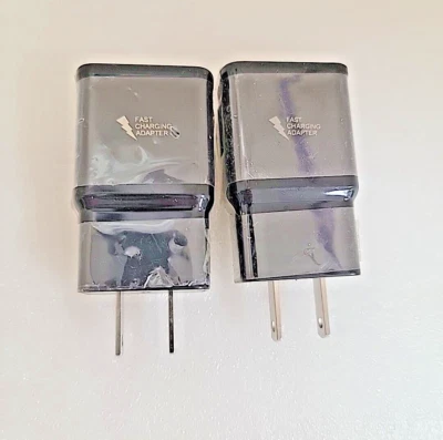 2 адаптивных зарядных устройства с быстрой зарядкой — настенная вилка - Изображение 1 из 4