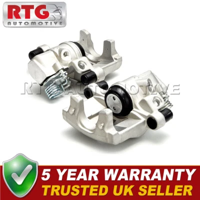 2x Brake Calipers Rear Fits Ford C-Max Focus Mazda 3 5 Volvo C30 C70 S40 V50 - Image 1 of 2