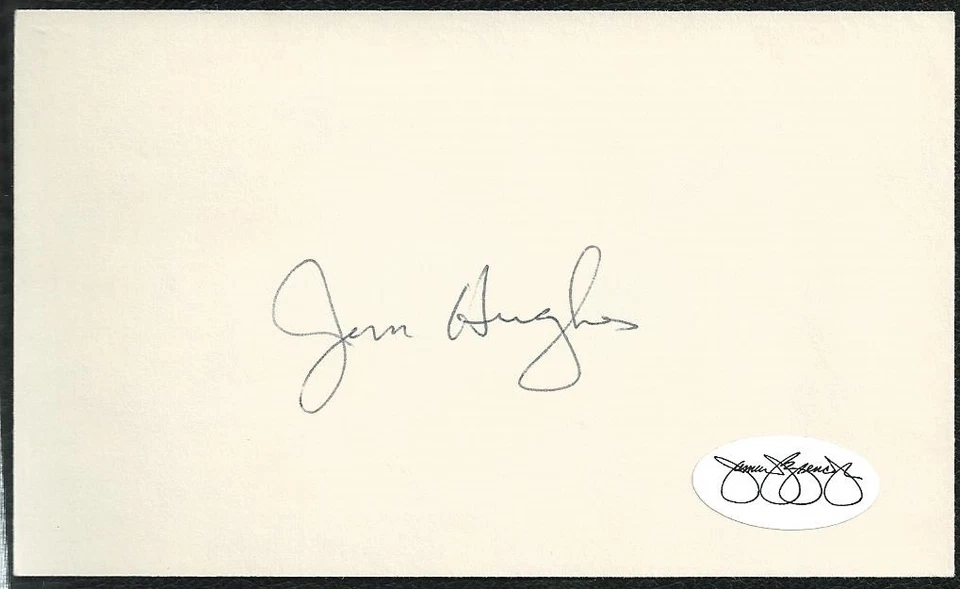 Jim Hughes Minnesota Twins Signed Autograph 3x5 Index Card JSA SOA N13 - Image 1 of 1
