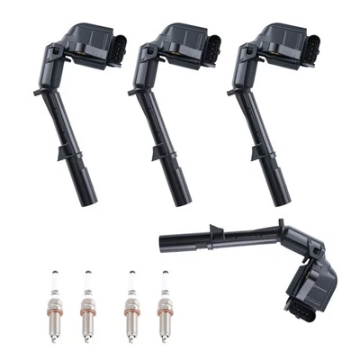 4 bobinas de encendido + bujías para Infiniti Q50 Q60 2016-2019 2,0 L 224482V70A Foto 1 de 4