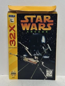 Sega Genesis 32x (1994) Star Wars Arcade Video Game Complete in Box W/Manual CIB - Picture 1 of 9