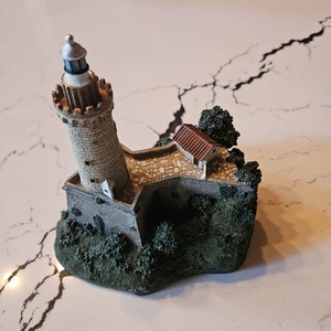Vintage Danbury Mint Portoferraio Lighthouse Elba Island Italy Sculpture Figure - Picture 1 of 6
