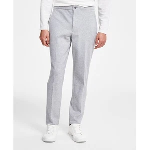 Alfani Men's Heather Gray Stretch Knit Rayon Casual Fit Suit Pants Size 36W 30L - Picture 1 of 5