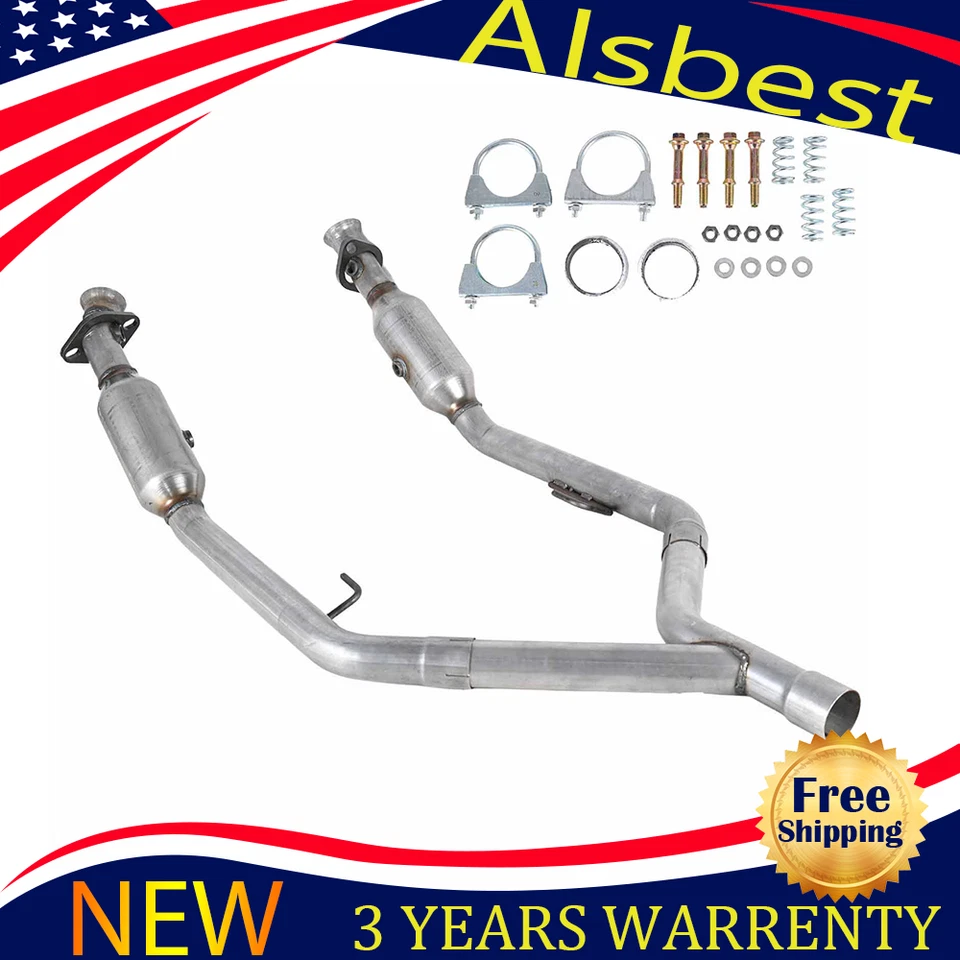 Catalytic Converter Set For 2005-2010 Ford Mustang 4.0L V6 Exhaust Direct Fit Foto 1 de 4