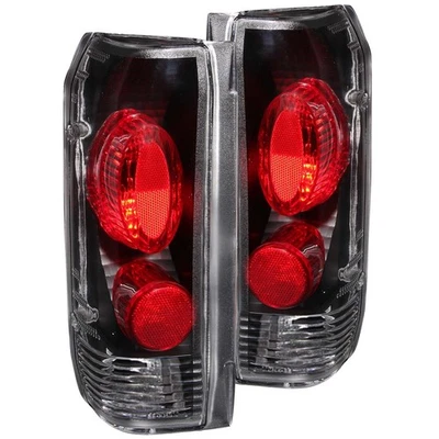 ANZO for 1989-1996 Ford F-150 Taillights Black - Image 1 of 4