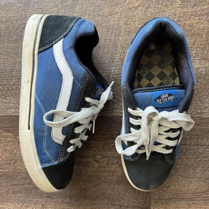 VTG Y2K Mens 8.5 Vans x Dustin Dollin No Skool Rare Collab Chunky Skate Shoes - Picture 1 of 10