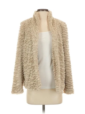 Chaqueta de piel sintética marrón Frenchi XS para mujer Foto 1 de 4