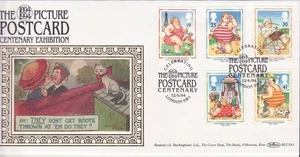GB Stamps First Day Cover  Seaside, Comic Picture Postcard Centenary BENHAM 1994 - Picture 1 of 1
