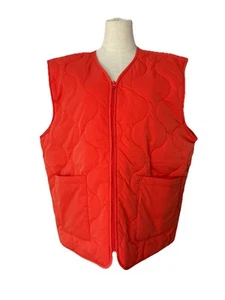 Original Use Men's Vest Safety Hunter Full Zip orange Size XL New Sleeveless - Picture 1 of 7