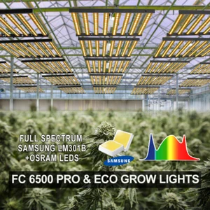 Barra de luz de crecimiento LED FC 6500 LM301B lámpara de plantas de interior comercial de espectro completo IR - Imagen 1 de 12