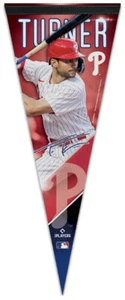TREA TURNER Philadelphia Phillies 2023 MLB Premium Felt 12x30 Collectors PENNANT - Picture 1 of 1