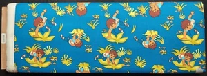 FRANCO MFG CO Cotton Fabric 10 Yards - GO DIEGO GO - VINTAGE - NEW - VINTAGE - Picture 1 of 6