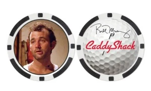 CARL SPACKLER (BILL MURRAY) / CADDYSHACK - FICHA DE PÓKER - MARCADOR DE PELOTA DE GOLF *FIRMADO - Imagen 1 de 2