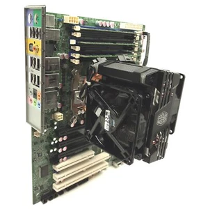 Supermicro X8SAX Motherboard & CPU Intel i7-920 2.67Ghz 4GB RAM w/Hyper D92 HSF - Afbeelding 1 van 6