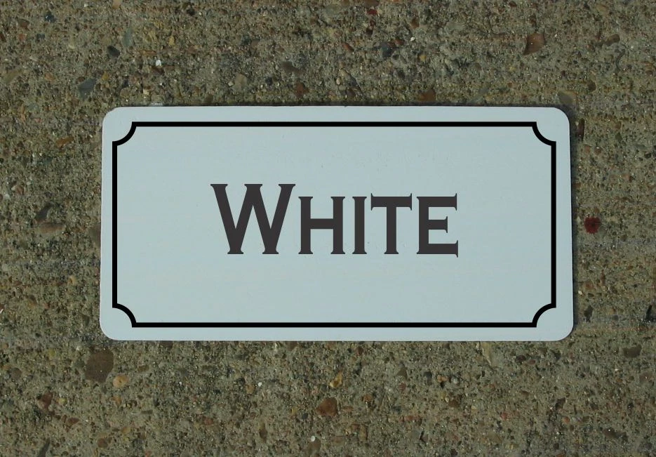 Letrero de metal BLANCO estilo vintage para bodega cueva o colección o cocina Foto 1 de 1