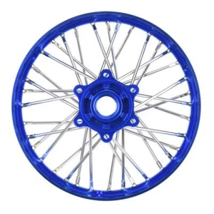 Pro-Line 1/4 Pro-Spec Aluminum 2 Bead Rear Rim Blue For Losi Promoto#PRO283700T1 - Picture 1 of 4