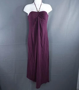 Cecico Women Maxi Dress Small Purple Resort Beaded Boho Festival Vacay Coastal - Picture 1 of 15