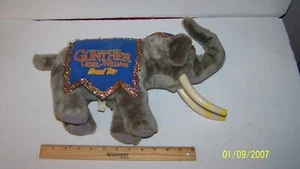 PLUSZOWY SŁOŃ Ringling Bros Barnum & Bailey Circus Gunther pożegnalna trasa 16" - Zdjęcie 1 z 5