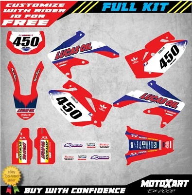 Kit Gráfico Completo Personalizado ESTILO ACTIVO HONDA CRF 450 X 2005 - 2016 Calcomanías  Foto 1 de 2