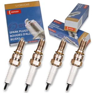 4 pc Denso Standard U-Groove Spark Plug for Honda CBR600F F3 1995-1998 Tune lj - Picture 1 of 5