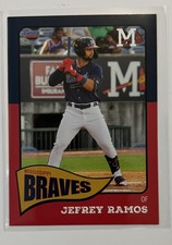 2021 Jefrey Ramos Minor Rookie League Card RC Mississippi Braves