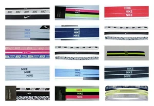 NIKE 3-4-6 Pack Headband Sport Band Unisex Women Men Hair elasticate 30 COLOR - Picture 1 of 68