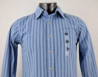 NEW Anchor Blue Men's Long Sleeve Shirt Size S - Изображение 1 из 4