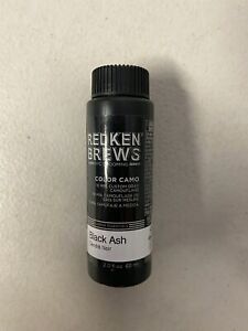 REDKEN BREWS Black Ash FOR MEN 5 Minute Color Camo For Grey Hair, Natural Look