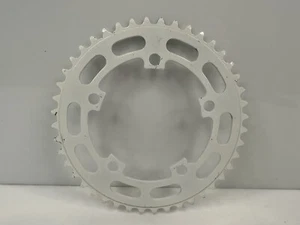 Vintage Sugino BMX Racing 44t Chainring 110 White Japan HTF NOS - Picture 1 of 3