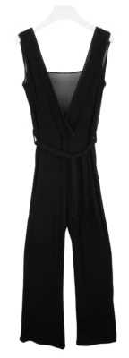 Tricot Chic M201 Tuta Donna US 10 Cintura Elasticizzato da Infilare Nero Maniche - Immagine 1 di 4