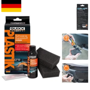 Plastica Nera Colore Quixx Auto Kit Completo Paraurti Nero 75 ml - Foto 1 di 1
