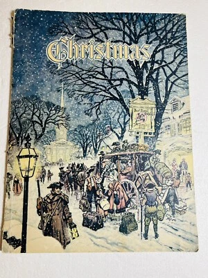 1953 Christmas Annual Magazine Illustrated Music Vintage Augsburg Danish Plates — 第 1/4 张图片