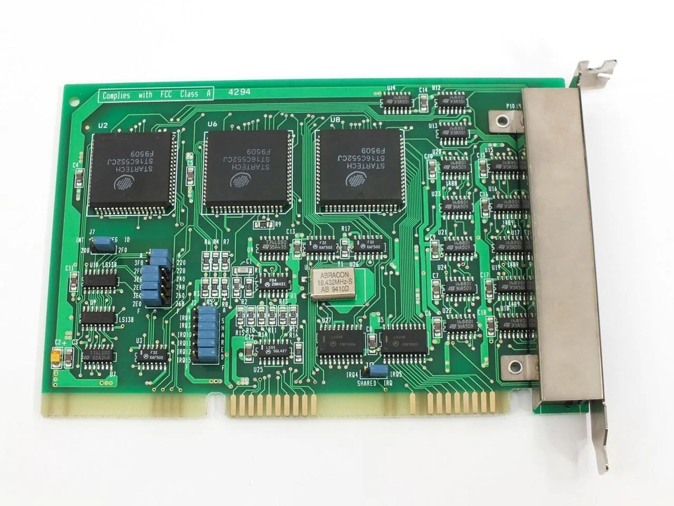 StarTech PN4920 Startech 6 Port Communications Card 16-Bit ISA E128381 - Image 1 of 4