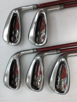 2018 DUNLOP XXIO 10 RED 6~Pw 5pc MP1000 R-flex IRON SET Golf Club J383 - Image 1 of 4