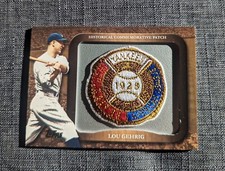 2009 Topps Legends Commemorative Patch #LPR3 Lou Gehrig/1928 World Series