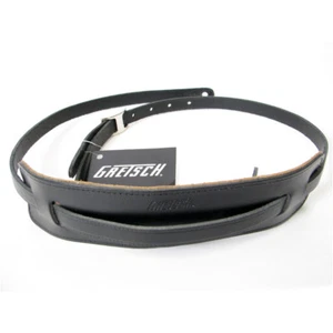 Gretsch Vintage Style Leather Guitar Strap - Black - Picture 1 of 5