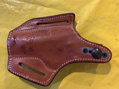 Funda para pistola Safariland Monrovia de cuero marrón 28 mano derecha. MD - DA NICE Foto 1 de 3