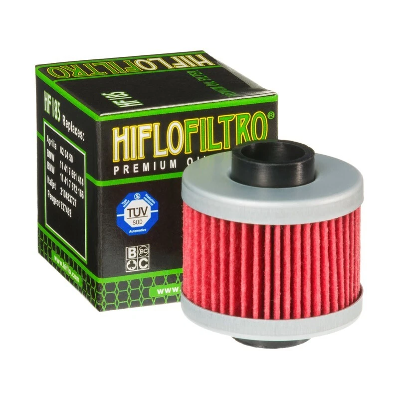 HiFlo Oil Filter HF185 Aprilia	Leonardo Scarabeo 125 150 250 Peugeot 125 200 BMW - Image 1 of 2