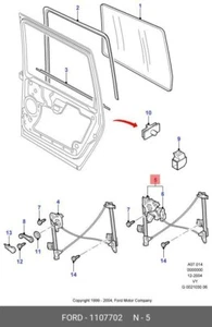 Winder Rear Right Original Ford Galaxy Seat Alhambra VW Sharan - Picture 1 of 2