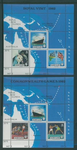 Solomon Islands Scott #477//480 MNH S/S Visit of Queen Elizabeth II CV$6+ 384390 Cover