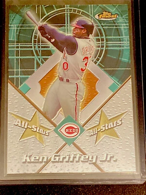 2001 Topps Finest All-Stars Ken Griffey Jr. #FAS10 Reds Mint! - Image 1 of 2