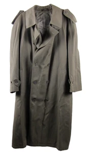 Vintage Courreges Homme Herren Trenchcoat olivgrün 100% Wolle Größe 44 - Bild 1 von 20