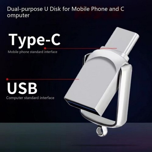 High-Speed 2in1 USB Flash Drive Pen Drive with Type-C 64 GB Dual ...