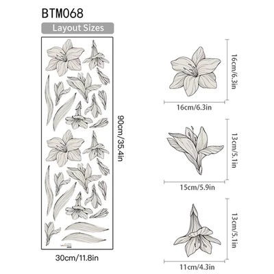 波西米亚绿叶墙贴纸儿童房艺术儿童房间可拆卸水彩墙  — 第 1/4 张图片